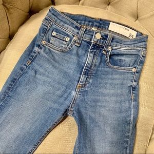 rag & bone - High Rise Skinny Jeans.